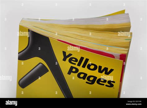 phone book yellow and white pages